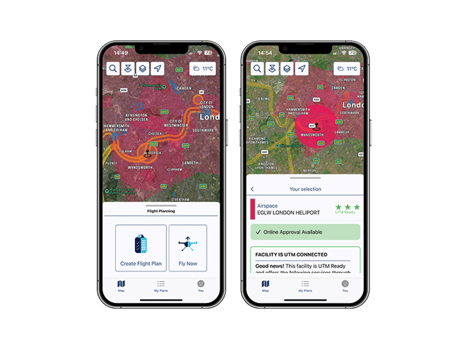 Flight planning in Drone Assist iOS