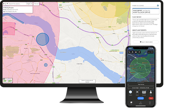 Flight report on DSM and mobile flight planning in Drone Assist