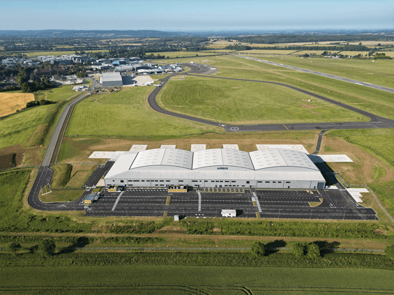 Helicopters Facility in foreground main site background from Oxford airport (1)