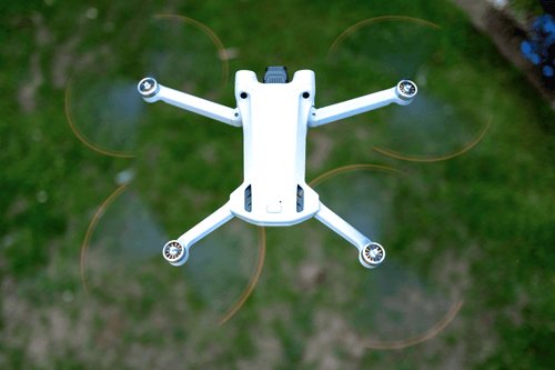 UAV seen from above